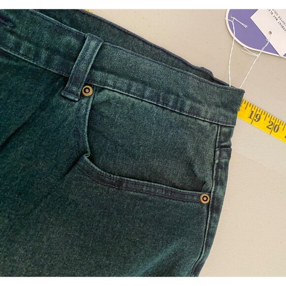 NWT DG 2 Diane Gilman Denim Blue Jean Straight Leg Size 16 - Picture 7 of 10